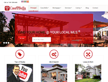 Tablet Screenshot of casabellaflorida.com